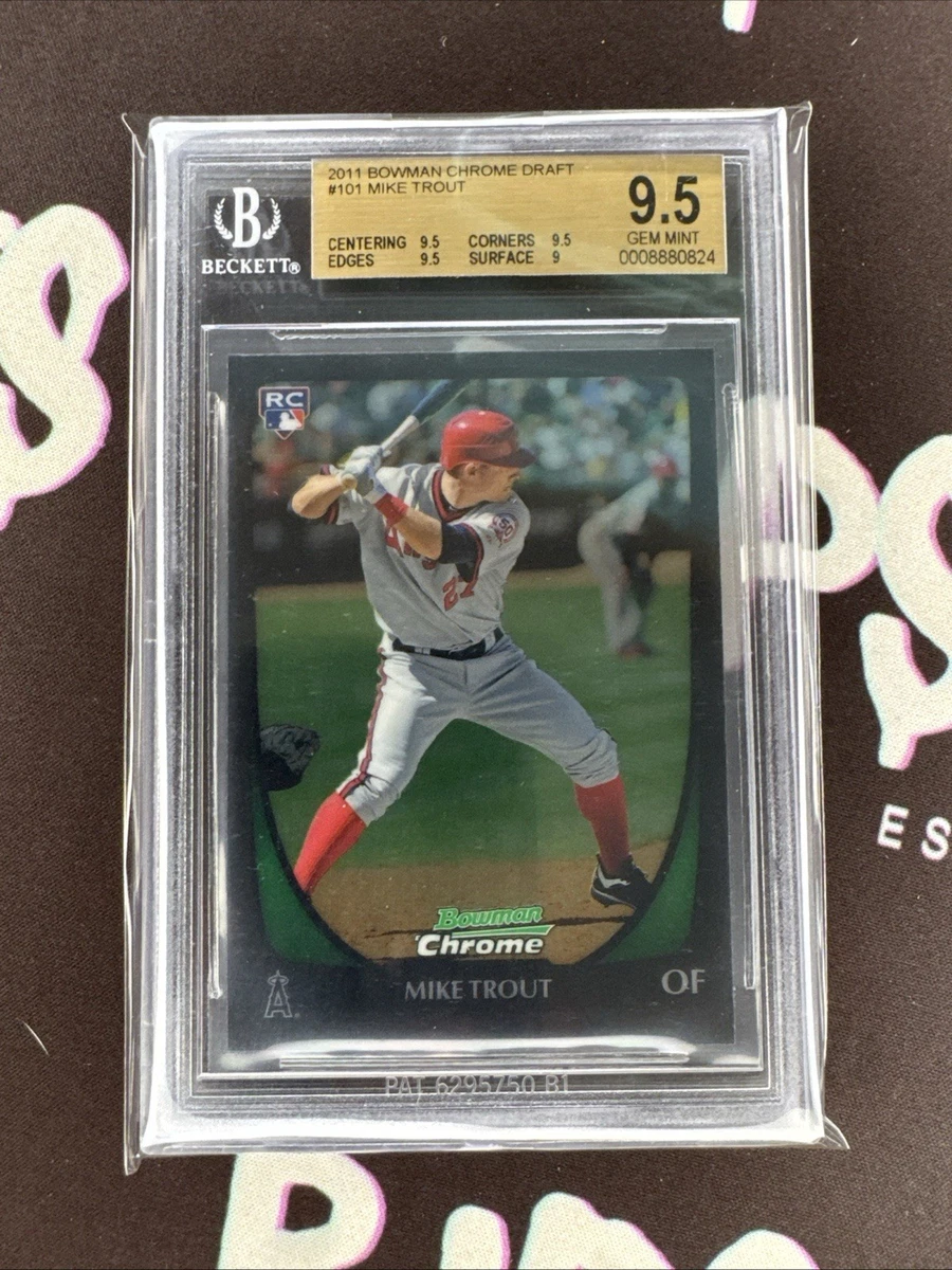 Mike Trout Beckett Grading Services (BGS) 9.5 Graded Baseball
