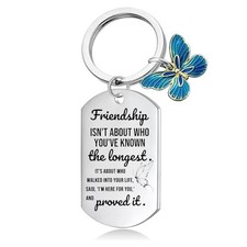 Best Friend Keychain for Women, Birthday Gifts for Bestie Friendship Keychains