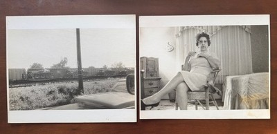 William Eggleston Lot Of 2 LARGE Silver Gelatin Photo ATTRIBUTED B&W Print