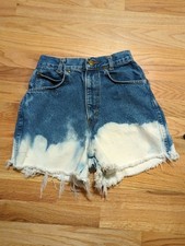 Chic Vintage Ombre Denim Cut Off Mom Shorts Size 8 See Photos For Measurements