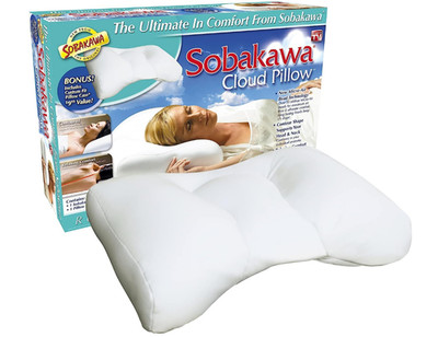 Sobakawa Cloud Pillow with Micro Bead Fill White Maximum Air Flow and Com New