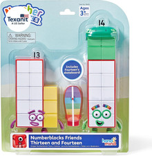 Numberblocks Friends Thirteen and Fourteen Figures, Numbers for Toddlers, Math T