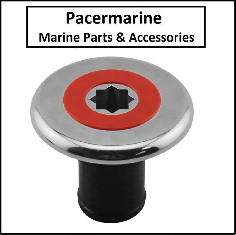 Deck Filler Fuel 38mm Stainless Cap