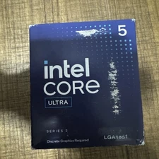 Intel Core Ultra 5 Desktop Processor 225F ***FACTORY SEALED***