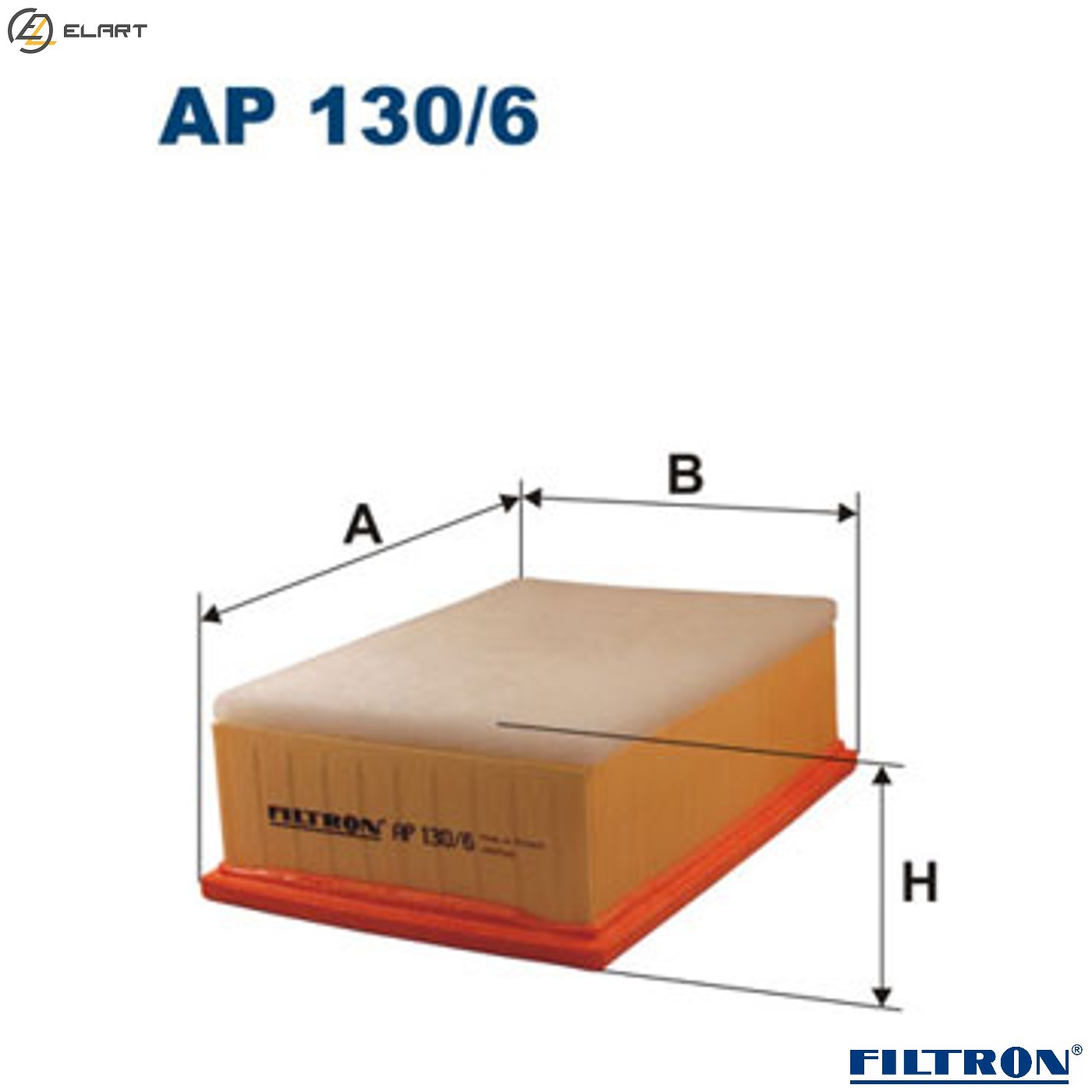 AIR FILTER AP 130/6 FOR PEUGEOT 307/SW/Van/CC/Break CITROEN C4/Hatchback 2.0L