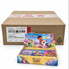 Disney Lorcana TCG Hyperia City Booster Box Case 4 Factory Sealed Ships 10/23
