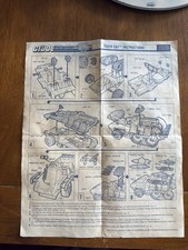 Hasbro GI Joe Tiger Cat 1988 Vintage Tiger Force Blueprints