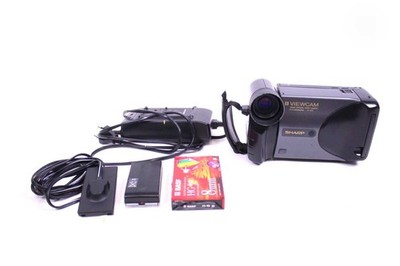 Sharp Viewcam Hi-Fi Monaural VL-E31 Camcorder Video 8 mm Schwarz