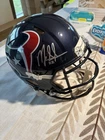 Mark Ingram Houston Texans Signed Helmet Full Size Replica Beckett BAS Witnessed