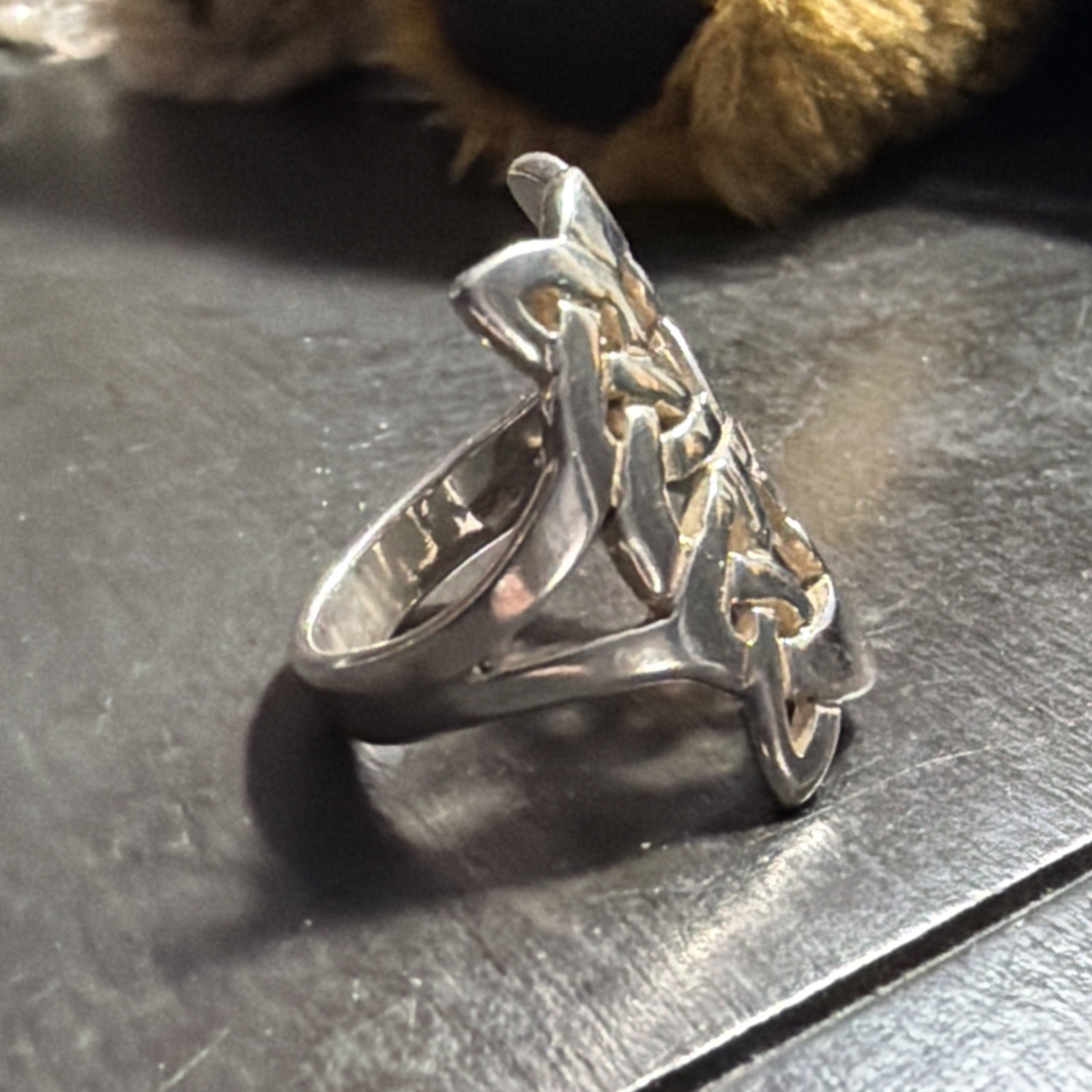 Sterling Silver Celtic Infinity Knot Ring - image 4