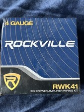 Rockville 4 Gauge High Power Amplifier wiring kit RWK41