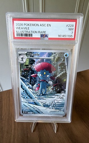 Weavile graded PSA 7 for sale on eBay