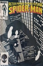 Spectacular Spider-Man #101 - Marvel Comics - 1985 - Negative Space Classic Cove