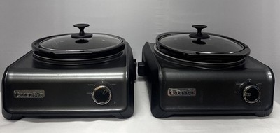 crock-pot hook up connectable entertaining system Set Of 2.5 And 3.5 Qt