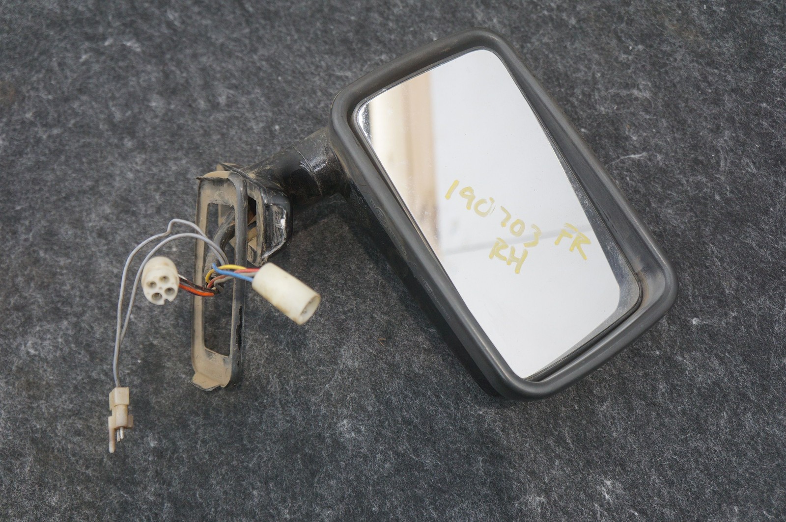 Right Passenger Side Rear View Door Mirror Black OEM Bentley Turbo R 1991 *Note*