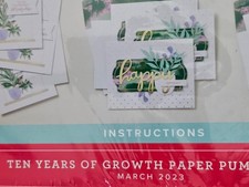Stampin Up Paper Pumpkin Kit: Mar '23: 10 Yrs of Growth NIP