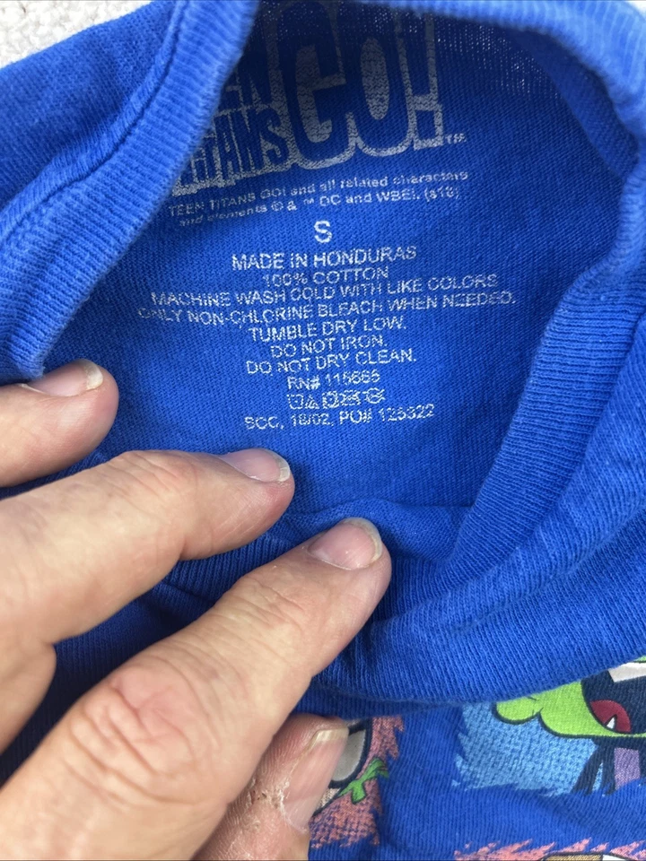 Teen Titans Go! T-Shirt Sz Youth Small Cartoon Network - Image 4 of 4