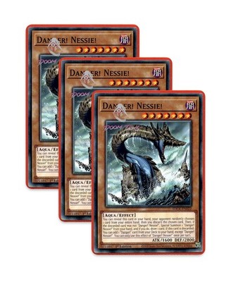 Yugioh! Danger! Nessie! SDCK-EN022 (Common) 1st Ed 3x
