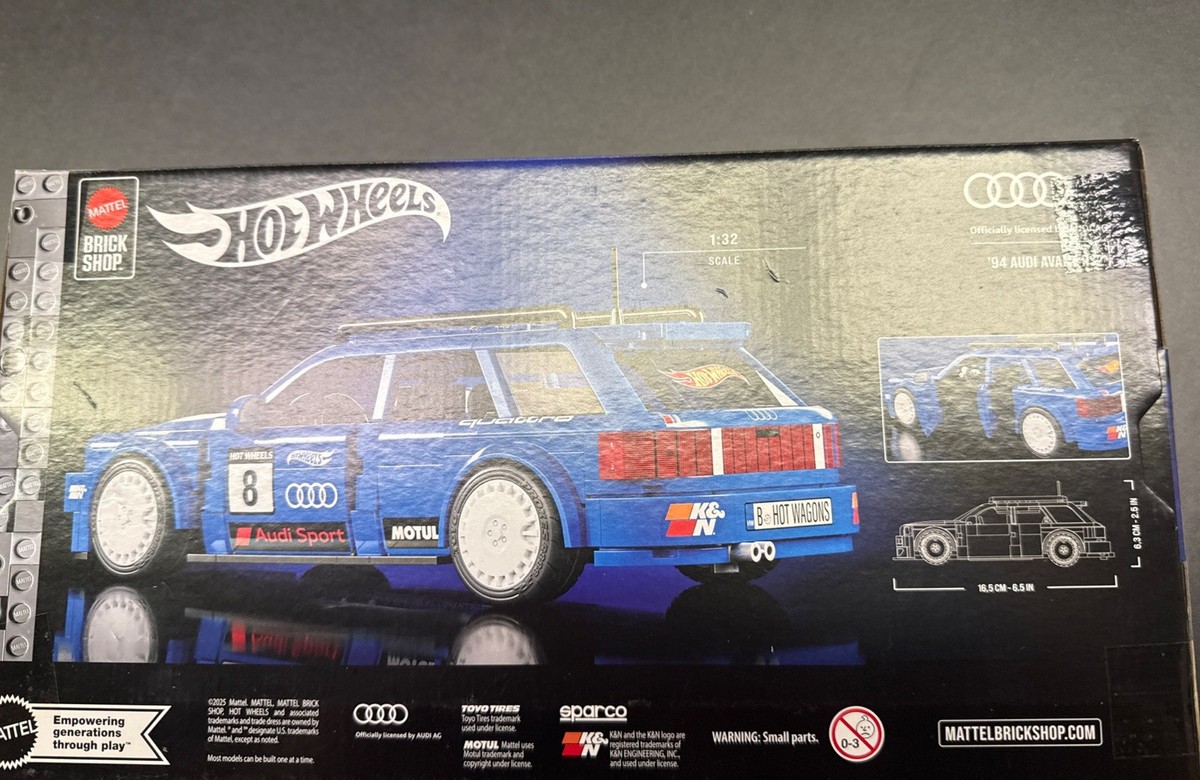 Mattel Brick Shop Hot Wheels '94 Audi Avant RS2 | eBay