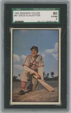 1953 Bowman Baseball Cards - Color and Black & White Series 33