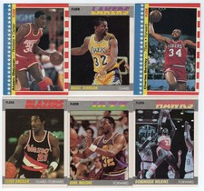 $95 SALE! Magic Johnson Charles Barkley Akeem Olajuwon 1987-88 Fleer GREAT CARDS
