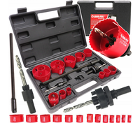 LochsäGe Set Hss Bimetall Holz Metall Kunststoff 17Tlg Ø19–76Mm Koffer