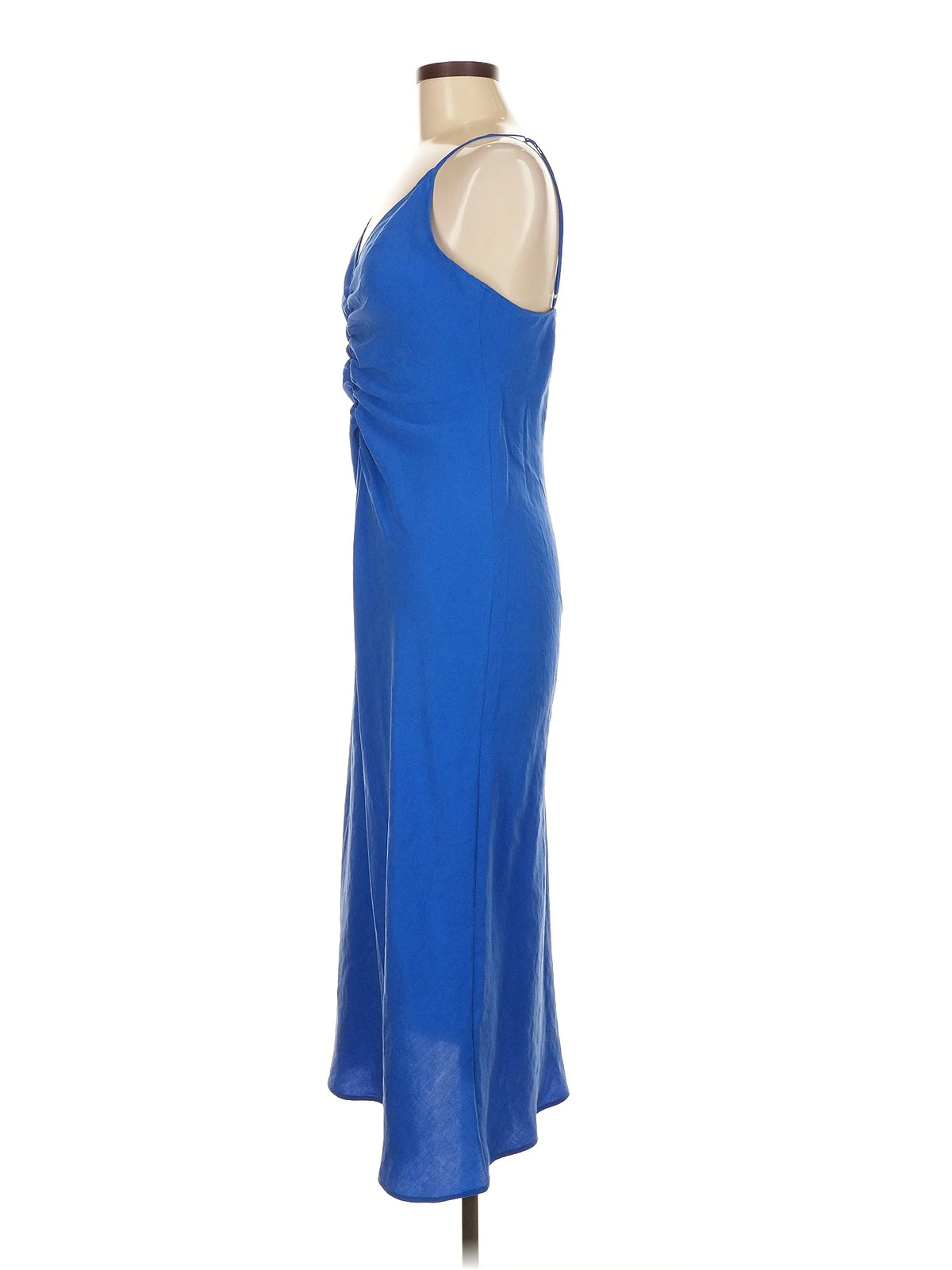 Zara Women Blue Cocktail Dress M thumbnail 4