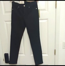 H M Mens Skinny Fit Stretch Jeans 30x32 Black Denim Coupe Moulante Pants New