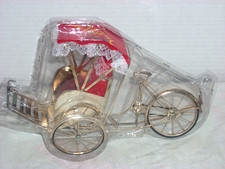 Vintage 999 Silver Rickshaw/carriage bicycle Handmade in Vietnam NIOP