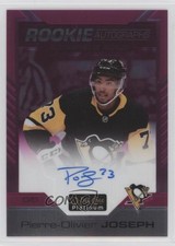 2021 O-Pee-Chee Platinum Matte Pink 63/99 Pierre-Olivier Joseph #R-PJ Auto 0tf