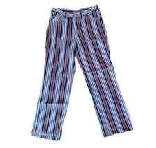 Vintage Wranglers 30  Striped Pants 1970s Womens High Waist  NEED REPAIR