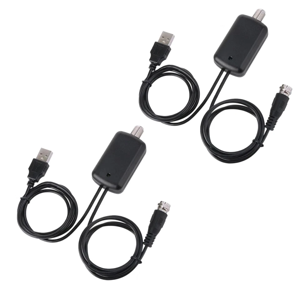 2pcs HDTV Antenna Amplifier Signal Booster TV High Gain for 720P/1080P/ATSC - Image 4 of 4