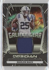 2020 Panini Obsidian Galaxy Gear 74/100 Marlon Mack #GG8 12ih