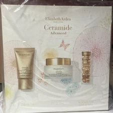ELIZABETH ARDEN CERAMIDE DAY CREAM 1.7OZ, NIGHT CREAM .5oz, 14 DAILY YOUTH CAPs