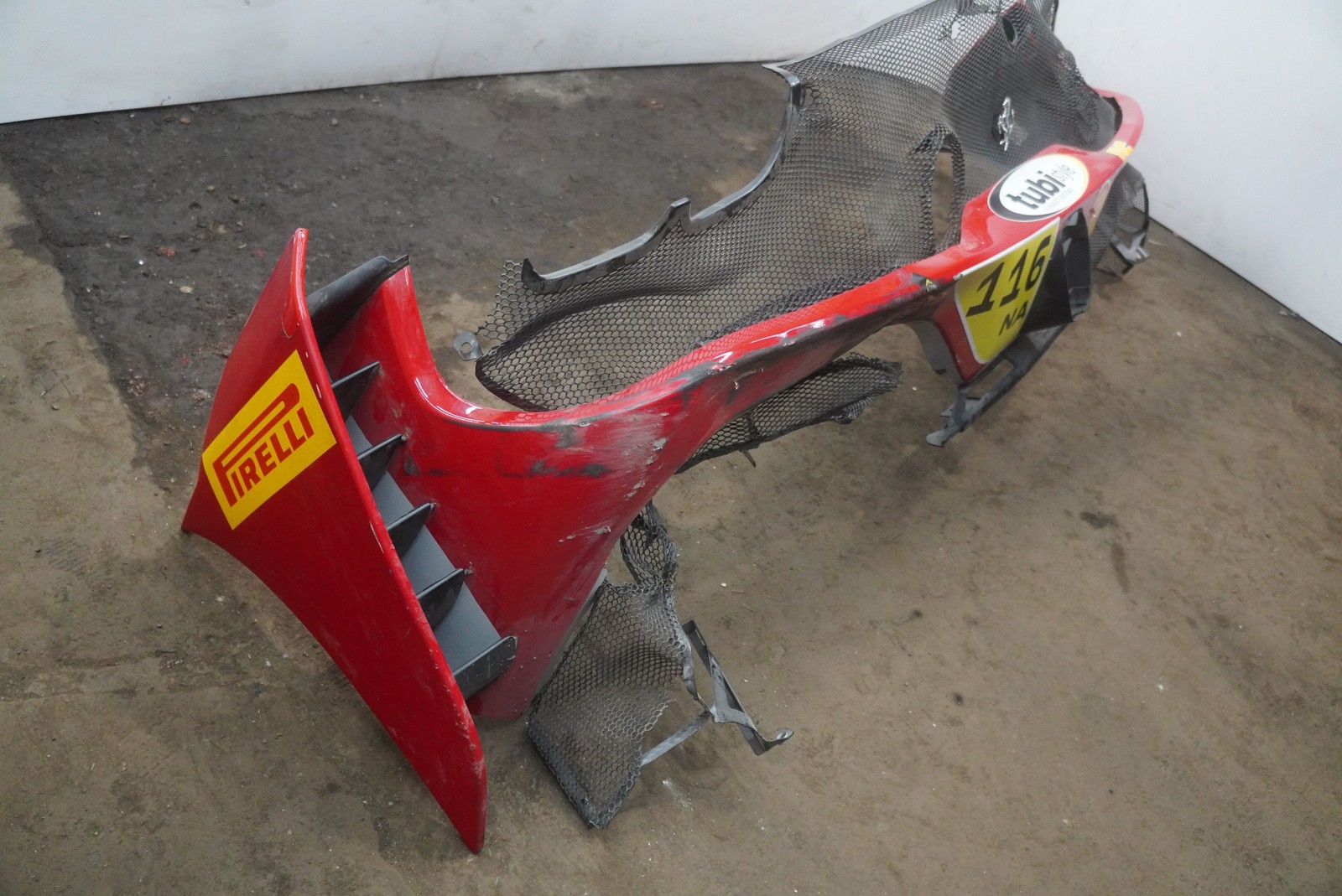 Ferrari 296 Challenge Rear Bumper grille P/N 985784420