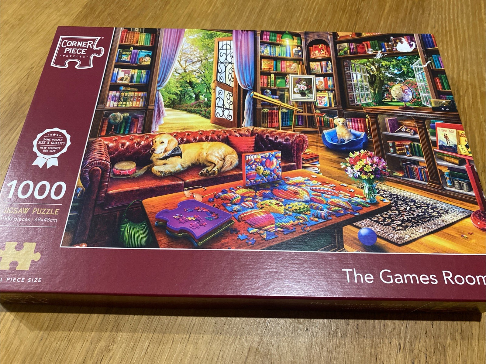 Corner Piece The Games Room 1000 Piece New Jigsaw Puzzle In Sealed Box The Works