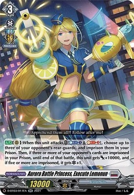 Aurora Battle Princess, Execute Lemonun RR D-BT03: Advance of Intertwined Stars
