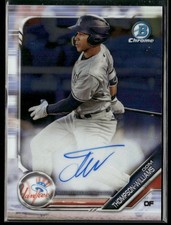 2019 Bowman #CPA-DTW Dom Thompson-Williams Chrome Prospect AUTO