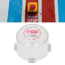 ༝Magnetic Emergency Stop Button Cover Round Transparent Push Button Switch Guard