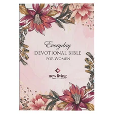 NLT Holy Bible Everyday Devotional Bible for Women New Living Translation, Pink