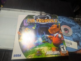 Fur Fighters (Sega Dreamcast, 2000) Complete w/ Manual + Reg Card Lenticular