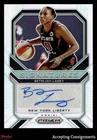 2021 Panini Prizm WNBA Prizm Silver Betnijah Laney AUTO