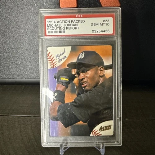 1994 MICHAEL JORDAN PSA 10 ACTION PACKED SCOUTING REPORT GEM MINT PSA 10