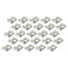 5/16 Brake Fuel Tube Set .315 Wrap Around Line Clamp Clip 25 Pack Galvanized