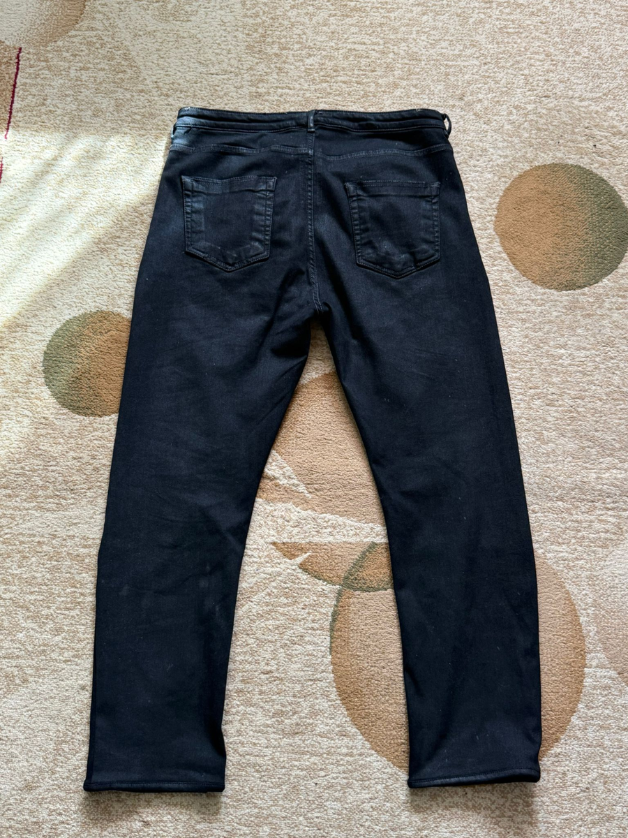 パンツ rick owens detroit cut sbb Rick Owens DRKSHDW Detroit Cut Waxed Jeans 36 DU02A3366-SBB Men's