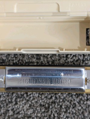 BRAND NEW HOHNER BIG RIVER 20 REED HARMONICA DIATONIC HARP KEY OF D 590/20