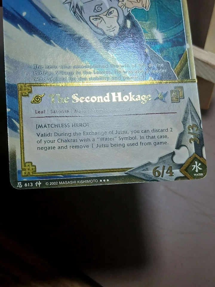 HP The Second Hokage 613 - Super Rare 1st Edition Naruto: Emerging Alliance - Image 3 of 4