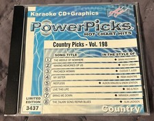 Karaoke Country picks -vol.198 cd Sound Choice Limited Edition 3437