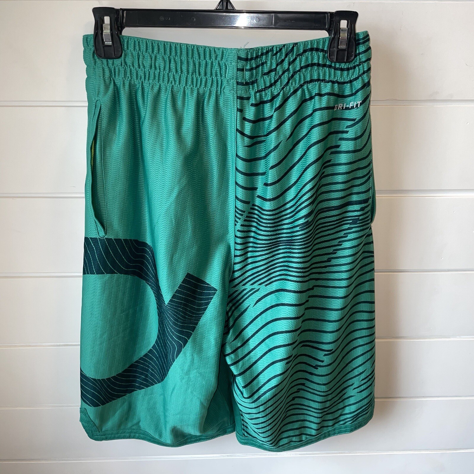 NIKE KD Kevin Durant Dri-Fit Men's Athletic Basketball Shorts Green Size: S thumbnail 4