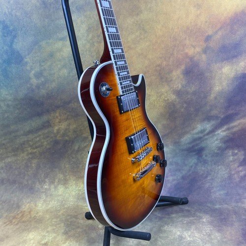 Rosewood Fingerboard Transparent Brown Custom Electric Guitar Ships from USA - Picture 5 of 8